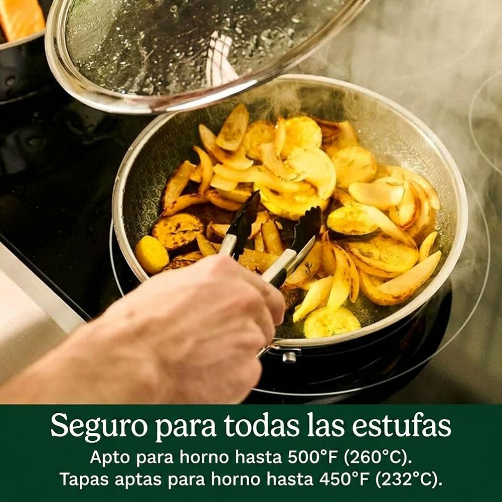 Set de Sartenes FusionPlus™ de 6 pcs FPS-6SSCRC de Cuisinart®