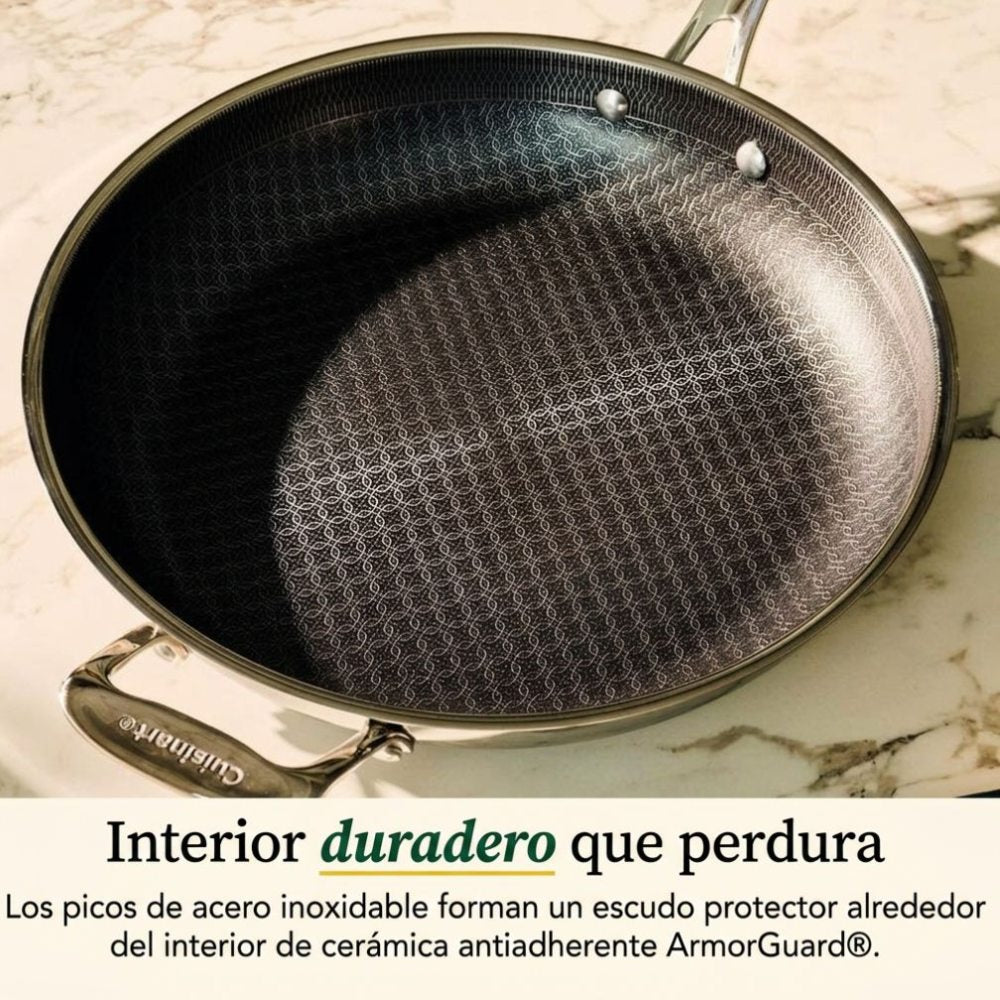 Sartén de Acero Inoxidable FusionPlus™ de 10" FPS22-24C de Cuisinart®