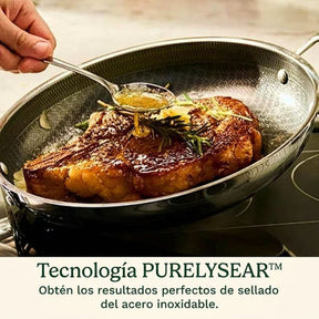Sartén de Acero Inoxidable FusionPlus™ de 12" FPS25-30DC de Cuisinart®