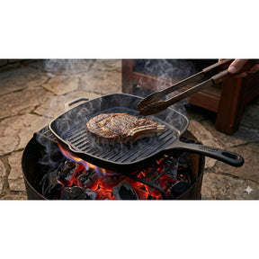 Sartén de Hierro Fundido Cuadrado Tipo Parrilla Chef's Classic™ PCI30-23 de Cuisinart®