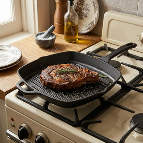 Sartén de Hierro Fundido Cuadrado Tipo Parrilla Chef's Classic™ PCI30-23 de Cuisinart®