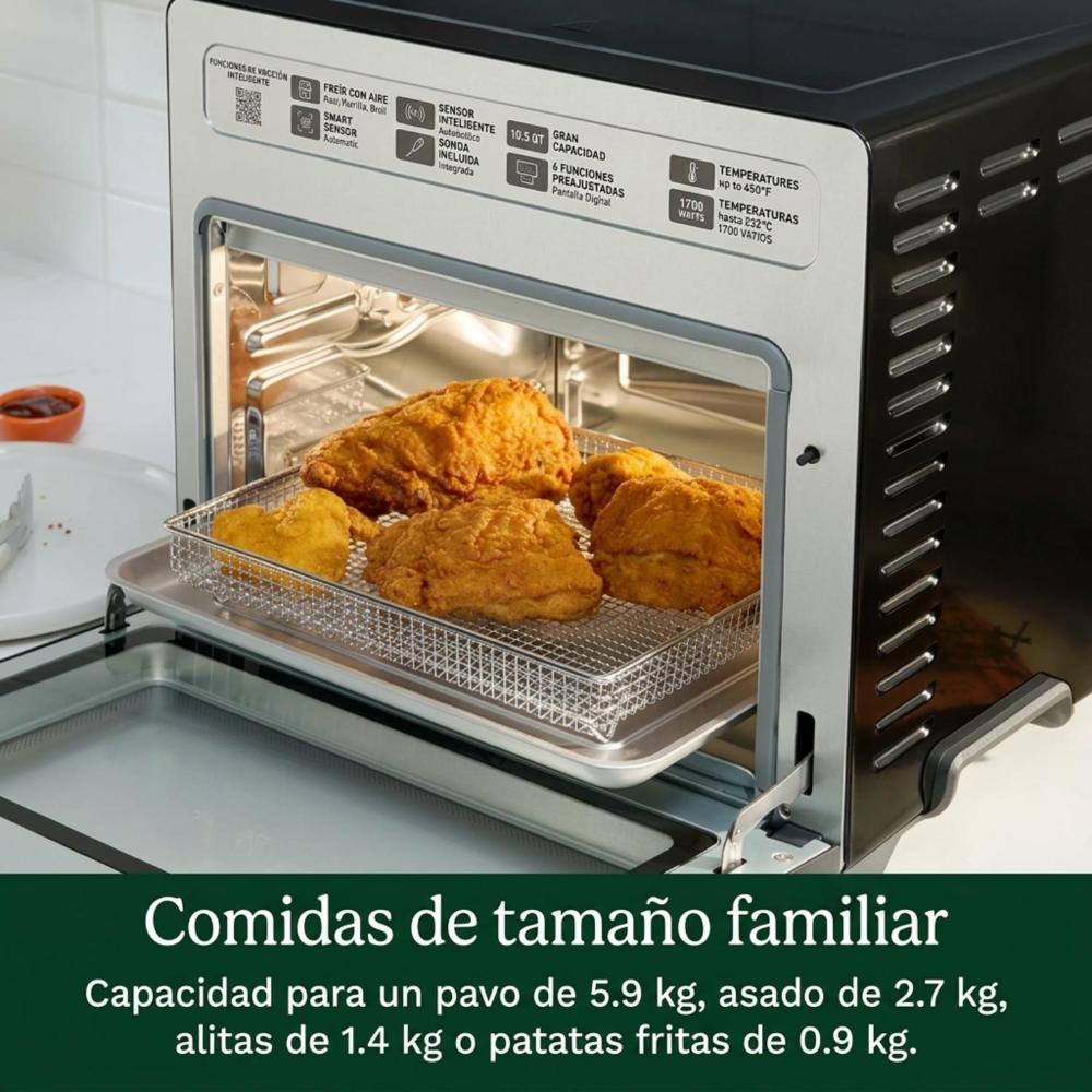 Horno, Tostador y AirFryer Digital 10 en 1 TOA-110 de Cuisinart®