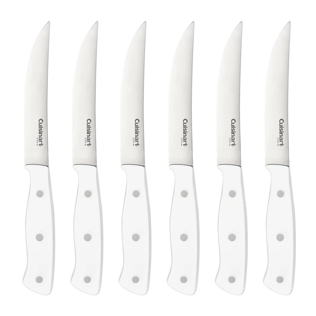 Cuchillos Para Carne, 6 Piezas, Blanco C77TR-S6SKW de Cuisinart®_001