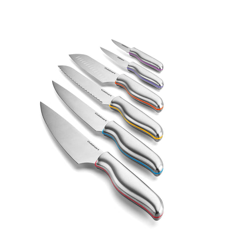 Set De Cuchillos De Acero Con Protectores 12 Piezas Cuisinart C77-12PCS