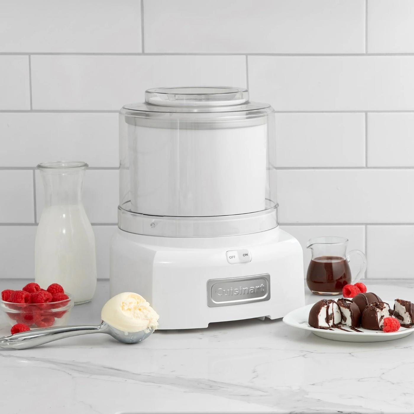 Máquina Automática para Hacer Helados, Yogurt Congelado y Sorbetes ICE-21 de Cuisinart_004