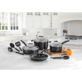Set De Ollas Antiadherentes, Aluminio, 11 Piezas P57-11BK de Cuisinart®_004