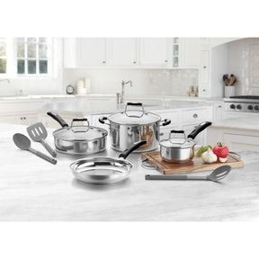 Set De Ollas En Acero Inoxidable , 10 Piezas P87-10 de Cuisinart®_001